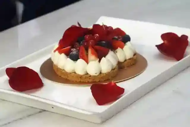 情人节为ta 做美丽又美味的一道甜品：青柠法式莎布蕾饼干