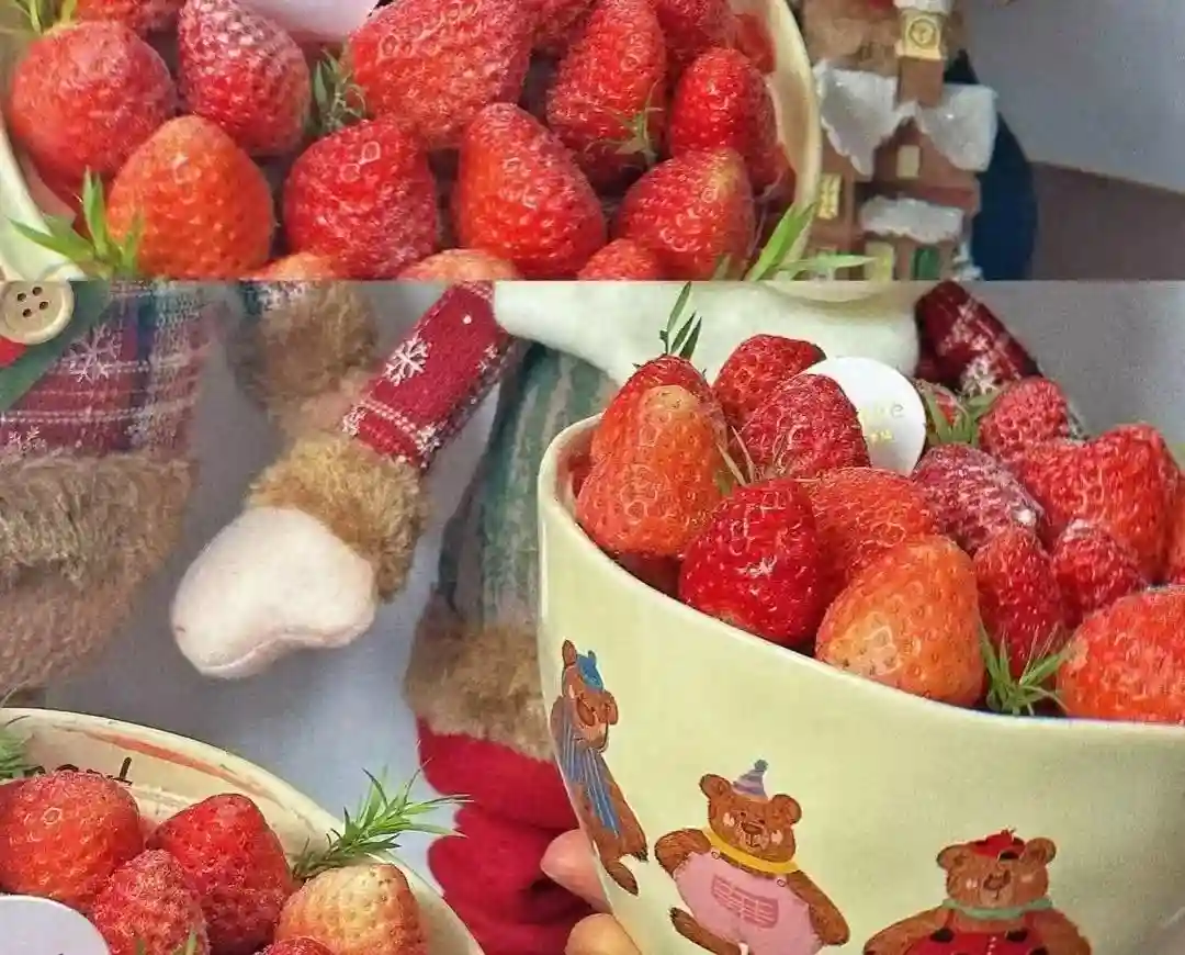 草莓蛋糕火了：甜品界的新宠