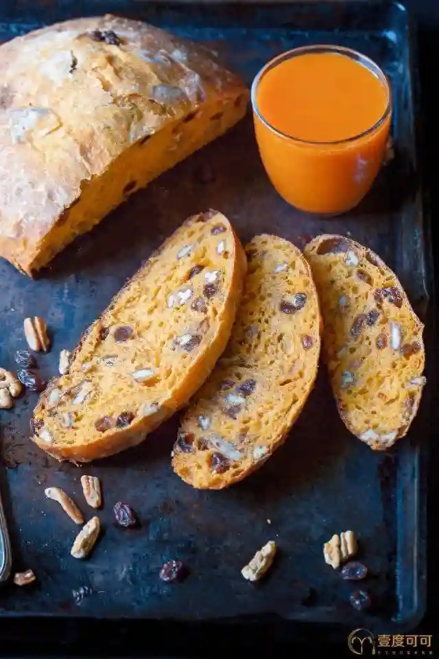养生篇 | 营养健康的胡萝卜面包制作教程分享
