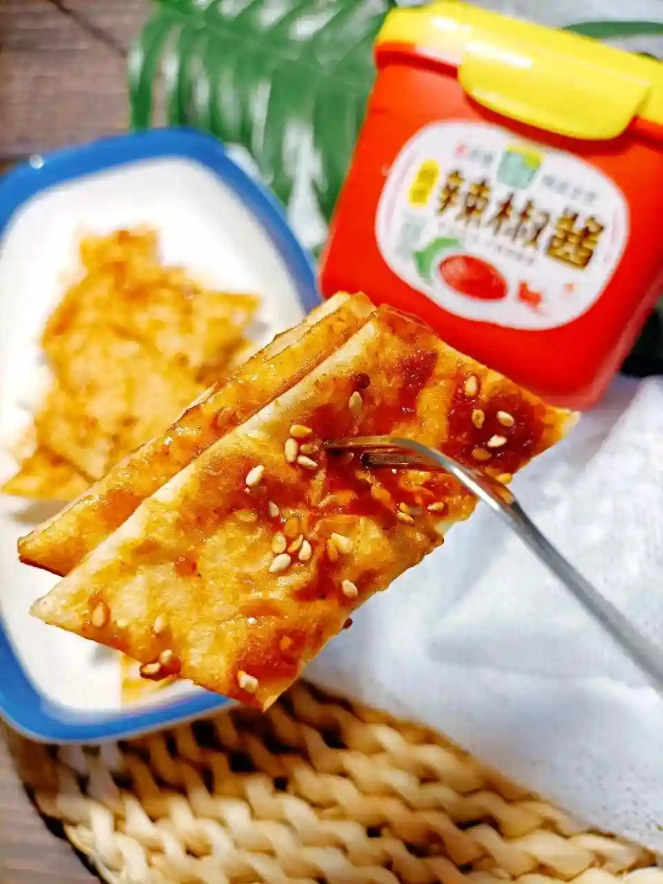 山东欧米奇配方分享：不用揉面，一学就会的懒人版酱香饼