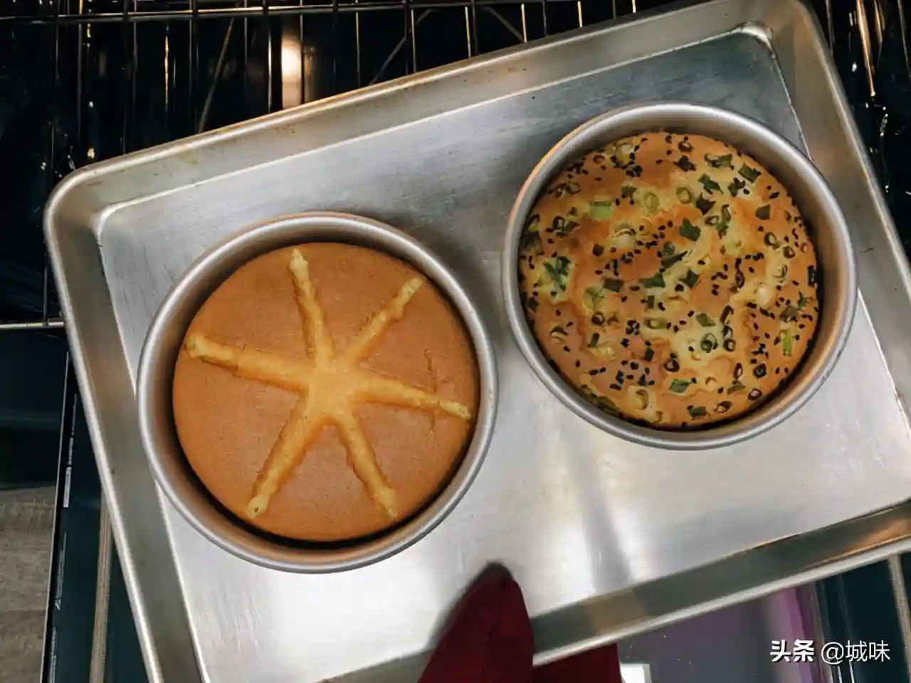 戚风蛋糕不用买了，教你一次搞定咸甜2种口味，保存3个月都不坏